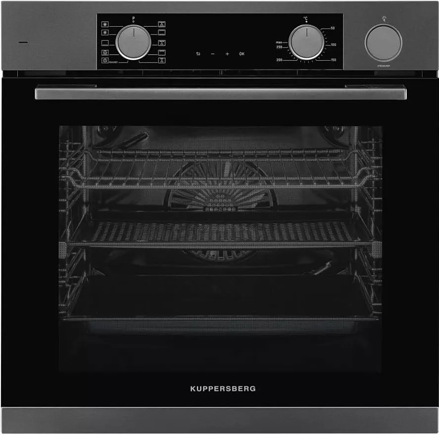 Встраиваемый духовой шкаф электрический Kuppersberg с функцией пара KSO 610 SG RU