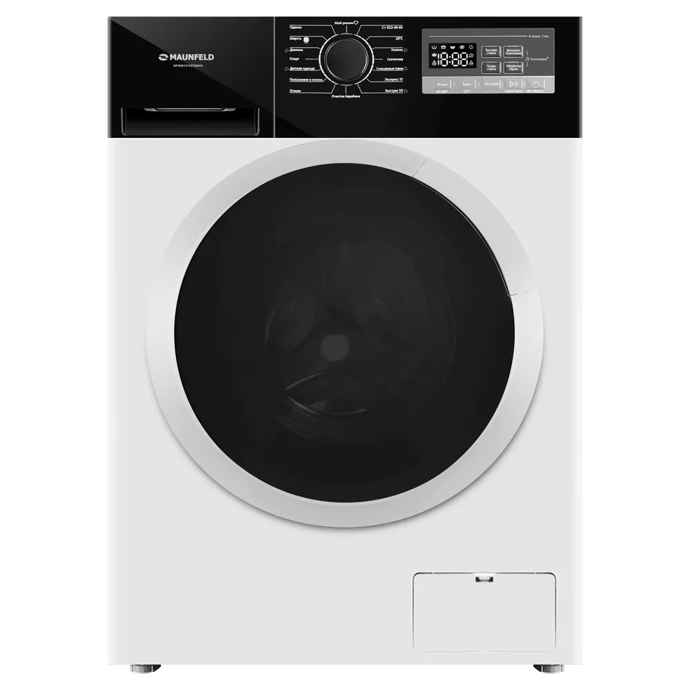 Стиральная машина c инвертором и паром MAUNFELD MFWM1410STWH03 RU