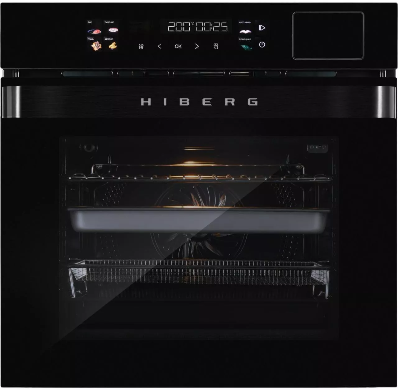 Встраиваемый духовой шкаф HIBERG S-VMF 6515 B SMART RU