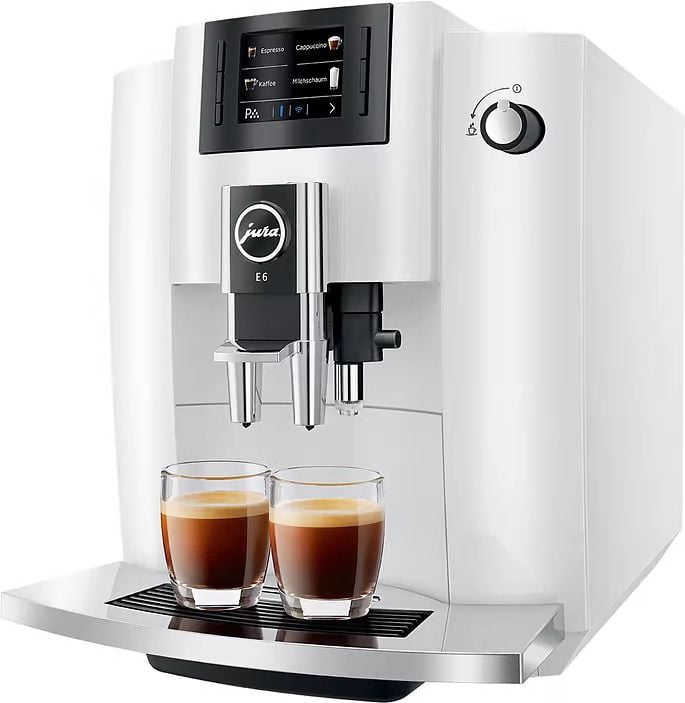 Кофемашина Jura E6 Piano White 