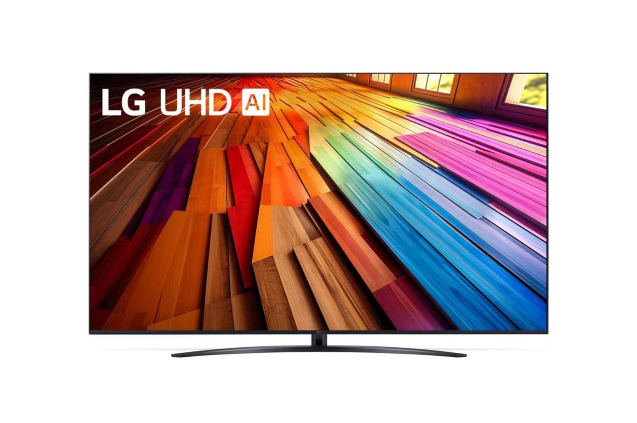 Телевизор LG 86UT81006LA RU, черный