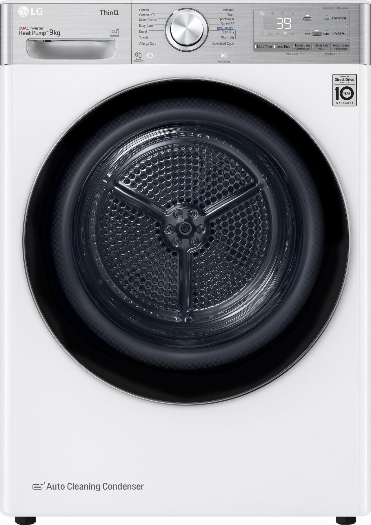 Сушильная машина LG P0AVVR2W9, белая