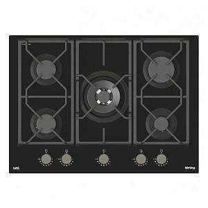 Газовая стеклянная варочная панель Korting HGG 7987 CTN FLC RU